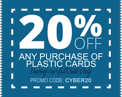 Receive 20% off any purchase of plastic products. (CYBER20)